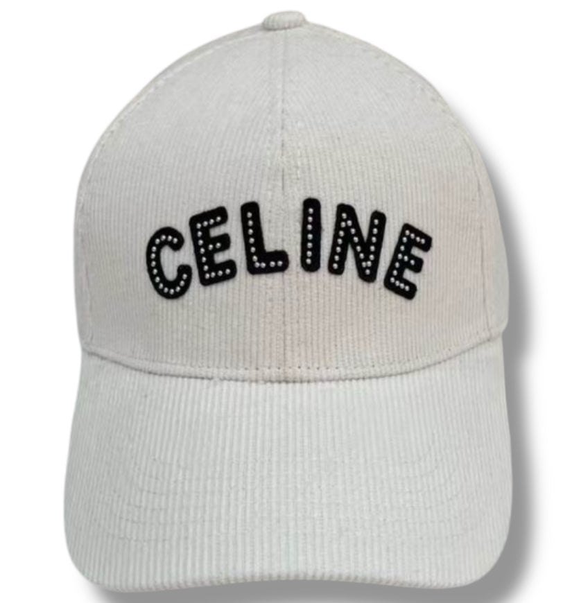 Celine Corduroy Cap