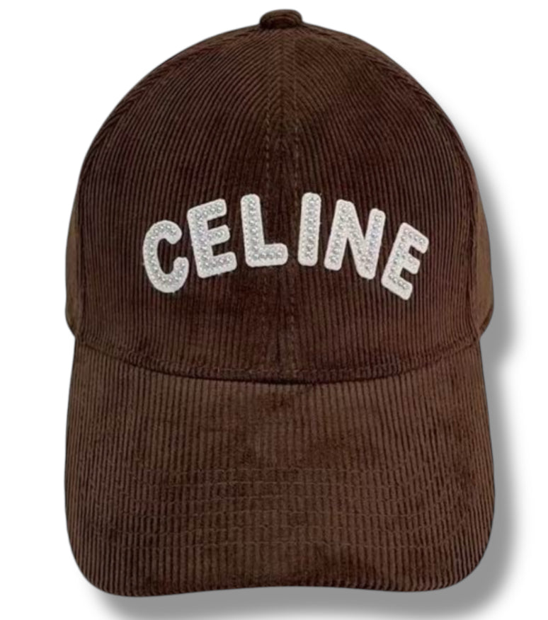 Celine Corduroy Cap