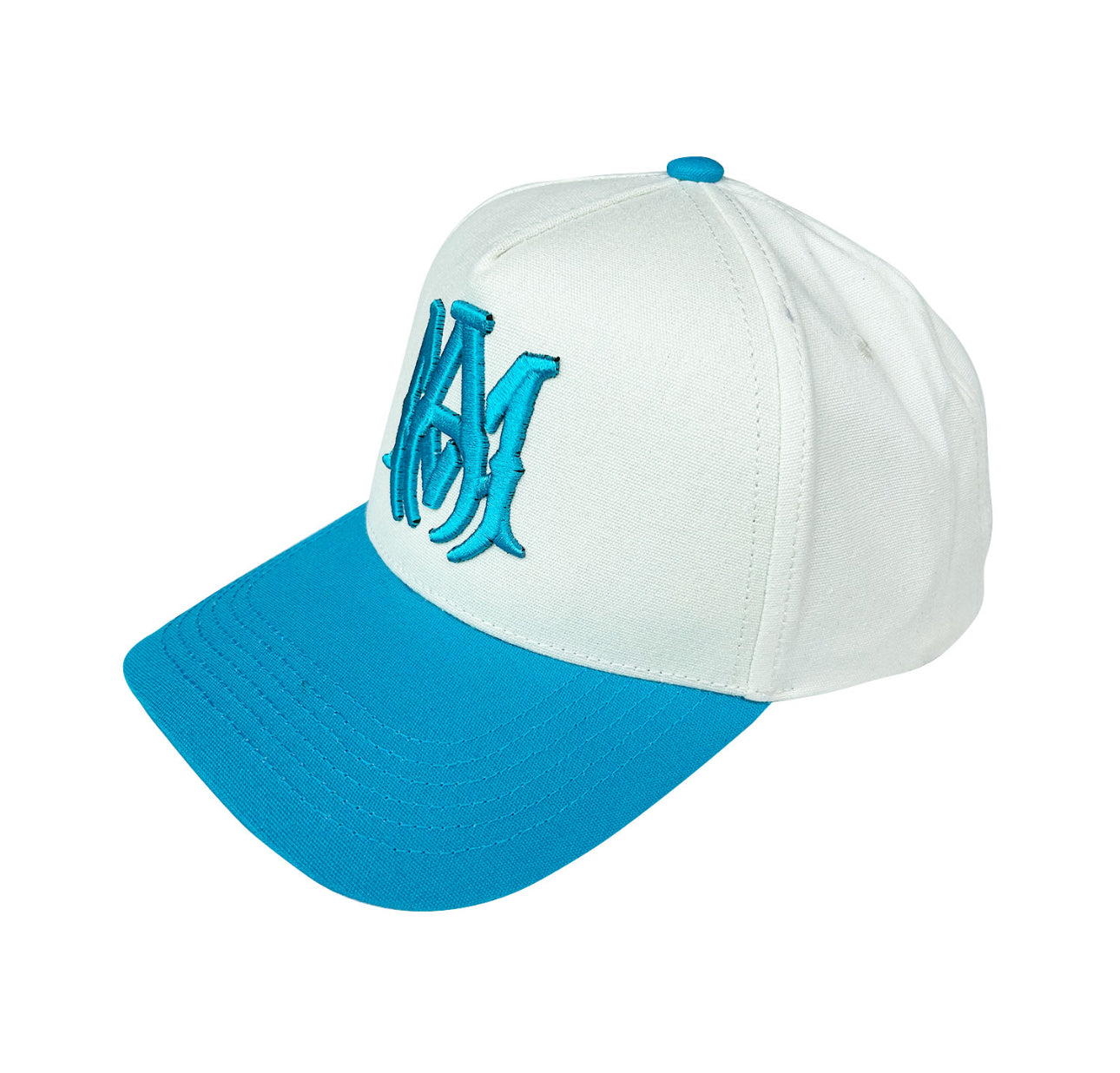 blue cap