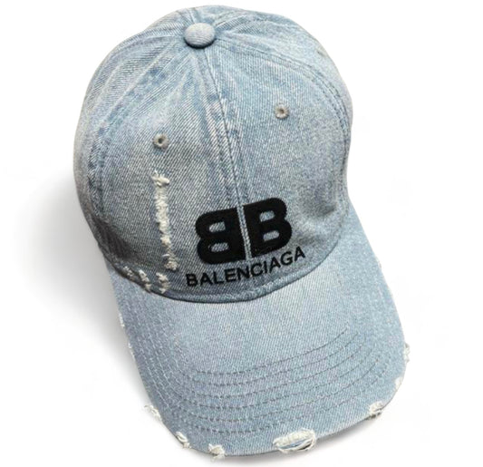 Balenciaga denim cap