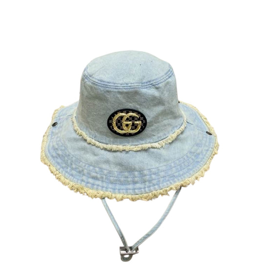 GG Denim Bucket Hat