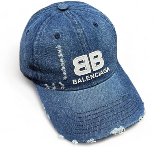 Balenciaga denim cap