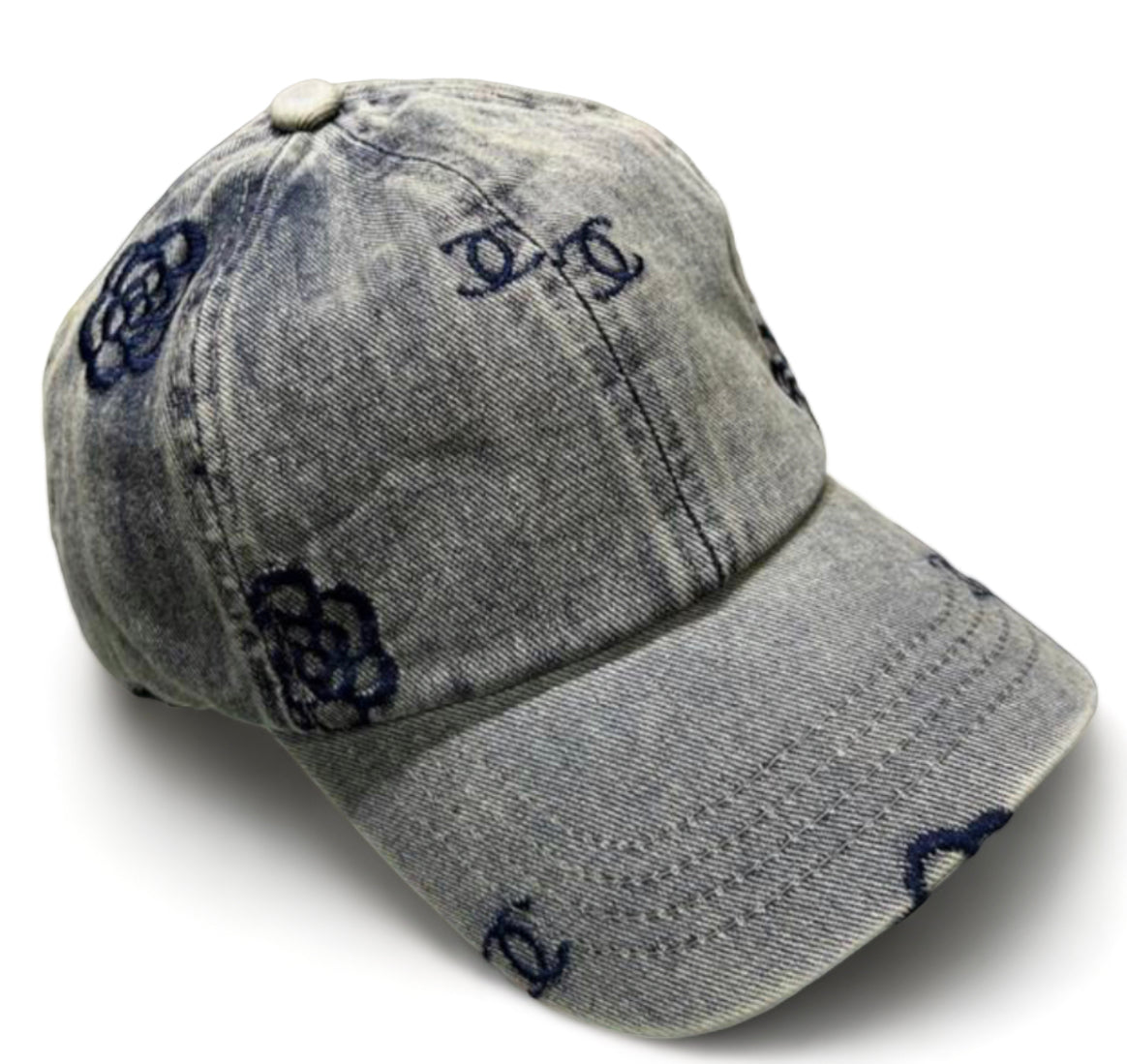 Chanel CC Denim Logo cap