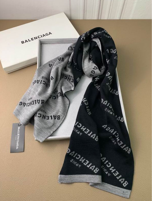 balenciaga two tone scarf