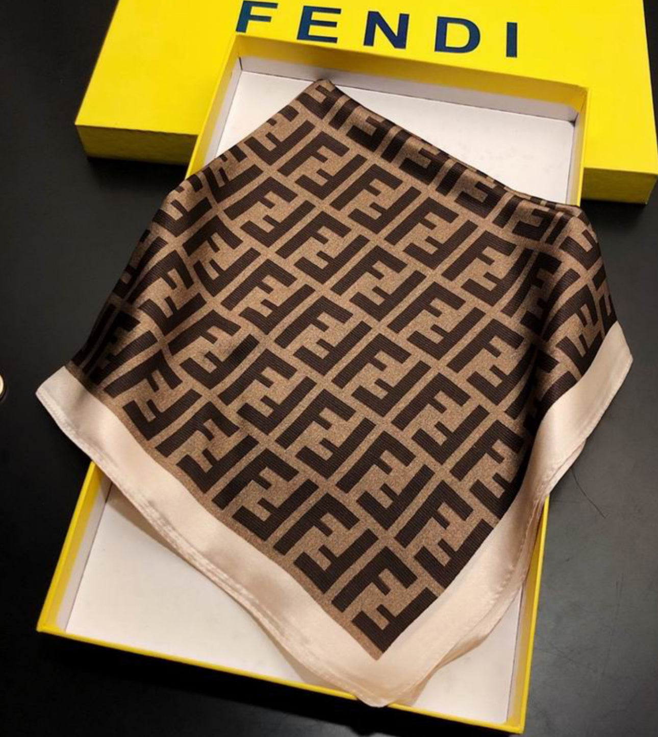 Fendi silk scarf