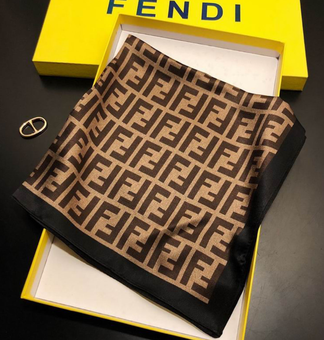 Fendi silk scarf