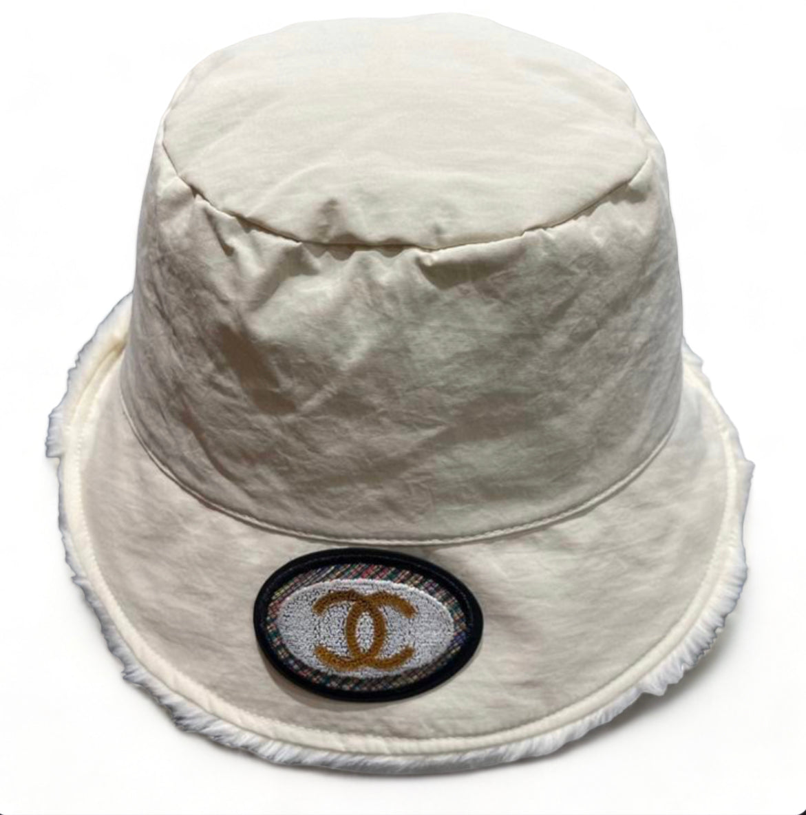 Chanel fur bucket hat